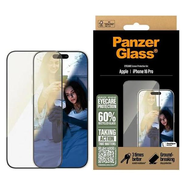 PanzerGlass Eyecare Screen Protection (1 Stk., Apple iPhone 16 Pro) (2866)