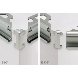 Schlüter Systems RONDEC-STEP-CT Außenecke 90 Grad Aluminium Aluminium chrom gebürstet eloxiert Höhe: 10 mm