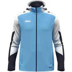 Jako Kapuzenjacke Dynamic - skyblue/weiß/marine - 4XL