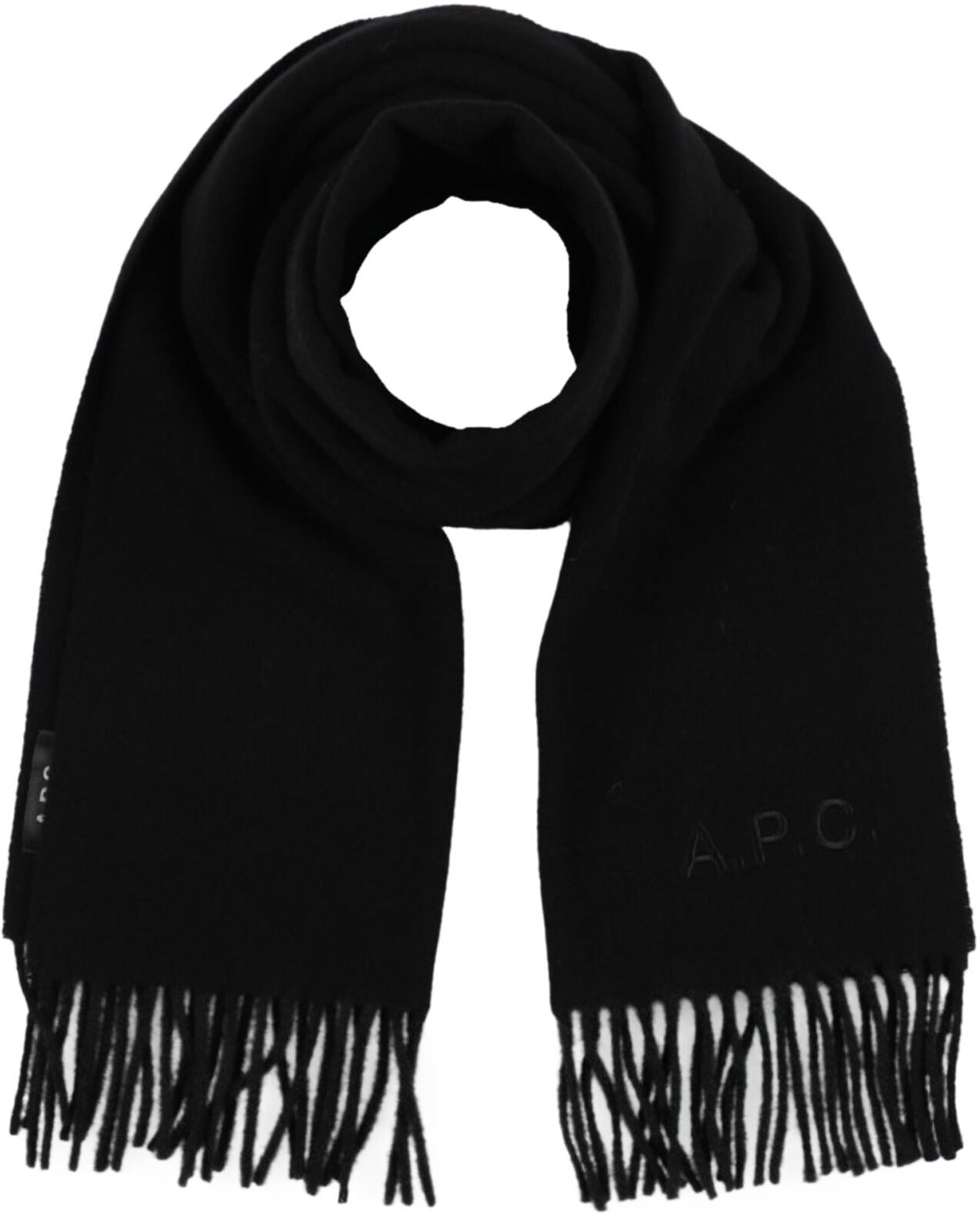 A.P.C. Bufanda Unisex Negro -- Unisex