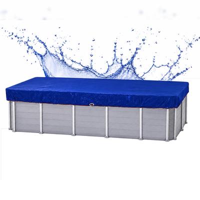 QUICK STAR Universal Abdeckung Eckig Planenmaß 660x360cm PE-Gewebefolie Schwarz
