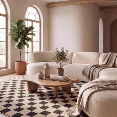 Nuloom Kaelisse Checkered Modern Indoor Area Rug