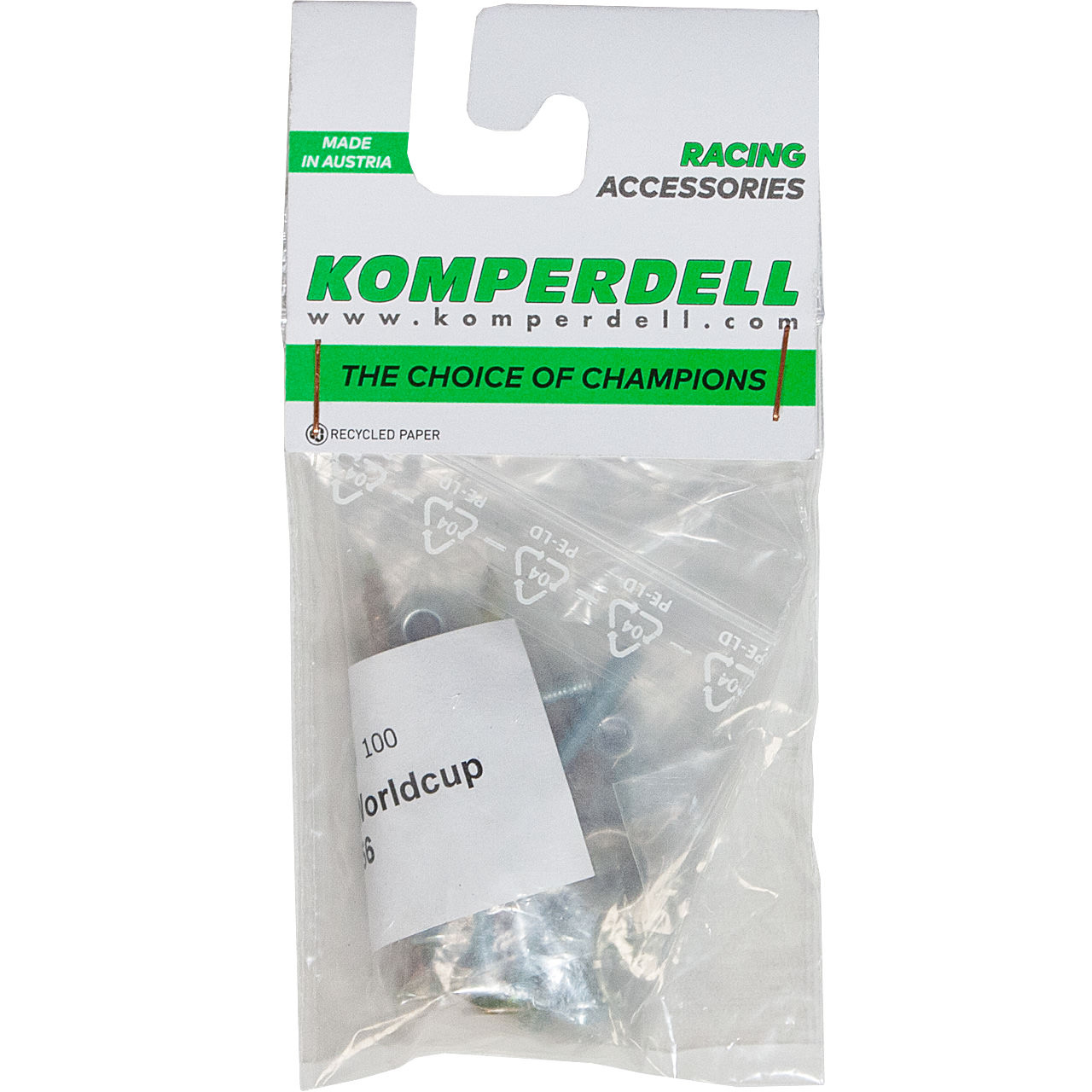Komperdell Schraubensatz für Schlagschutz World Cup