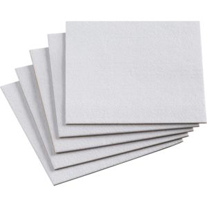 Meister Filzgleiter 0645546, 200 x 200mm, weiß, selbstklebend, 5 Stück