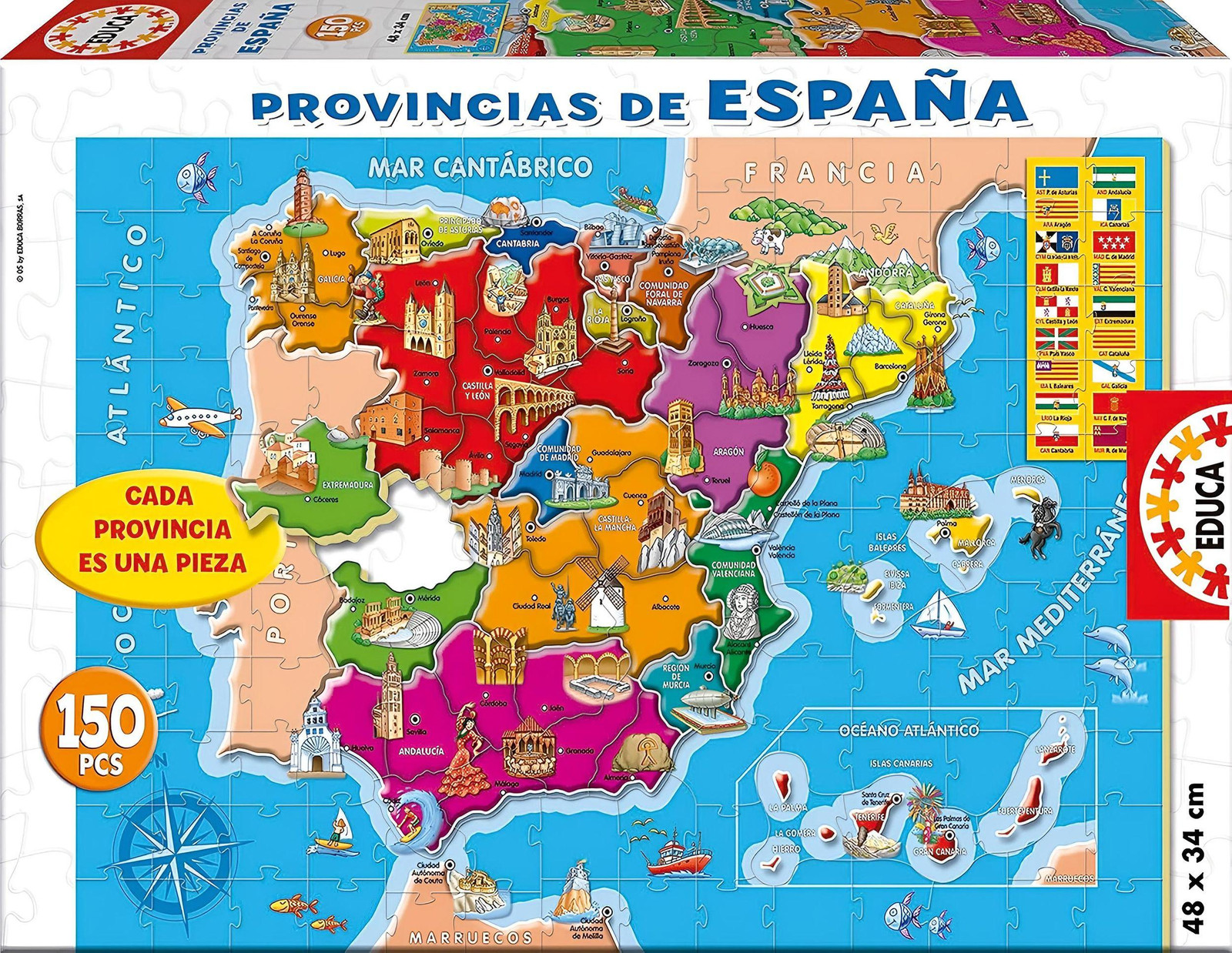 Educa Puzzel Spanje 150 stukjes