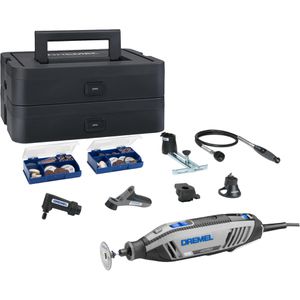 Dremel Dremel Multifunktionswerkzeug 4250-6/128 Platinum+, 175W, mit 128-teiligem Zubehör-Set und  Box