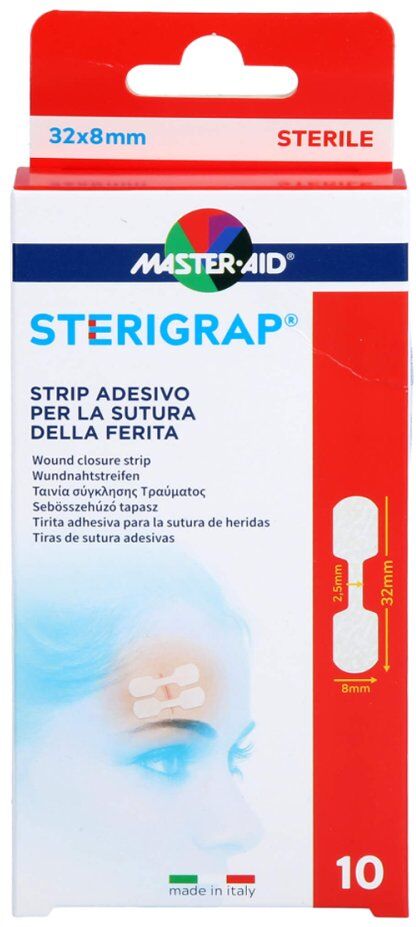 Sterigrap Wundnahtstreifen 8x32 Mm Knochenform 10stk