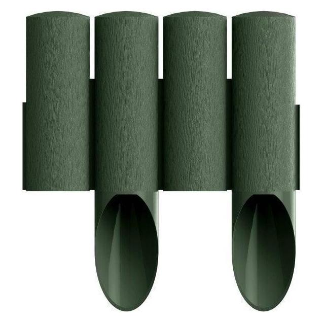 Garden Center Fence, 2300 x 55 x 255 mm, green, 10 pcs (230 cm, 5.50 cm) (34-042GC)