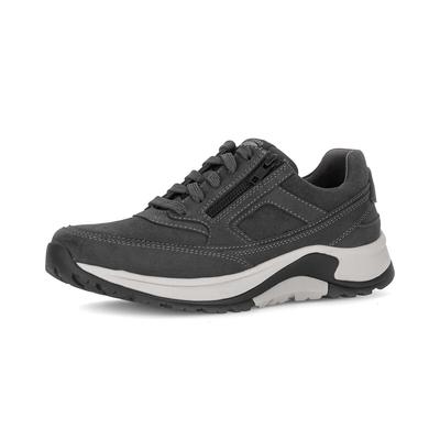 Sneaker GABOR "Sneaker low", Herren, Gr. 44,5, grau, Schuhe Sneaker