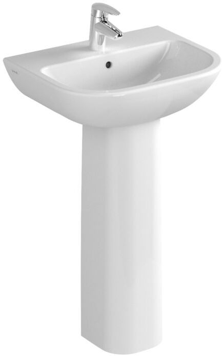 VitrA S20 Waschtisch 5501L003-0001 50x42cm, Überlauf/Hahnloch mittig, weiß