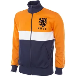 Copa Football, Herren, Laufjacke, Holland Niederlande 1983 Retro Jacke (L), Orange, Blau, L