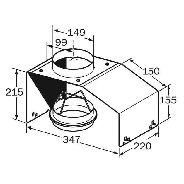 Neff Z5552X0 Montagehilfe für Lüfterbausteine (13743)
