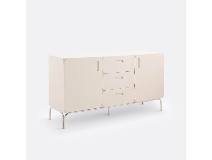 LA REDOUTE Buffet 2 portes 3 tiroirs Navel Beige