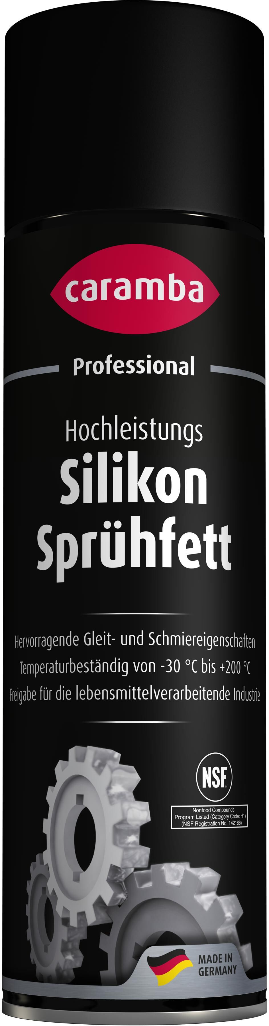 Caramba Fettspray Profi Hochleistungs Silikon-Sprühfett [500 Ml] 6074001 0.5l
