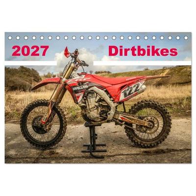Dirtbikes 2027 (Tischkalender 2027 DIN A5 quer), CALVENDO Monatskalender