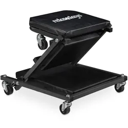 Relaxdays Rollbrett Werkstatt Schwarz