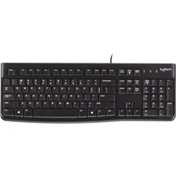 Logitech K120 Corded Keyboard kabelgebundene Tastatur - QWERTY US - schwarz
