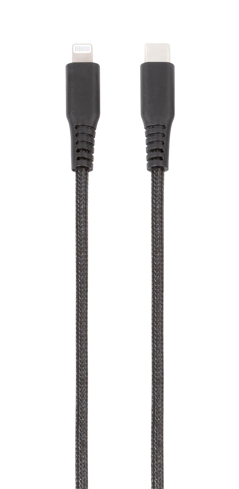 Vivanco Stecker Lightning auf USB C 0,5 m 62228 (Schwarz)