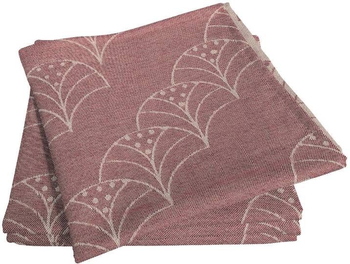 Stoffserviette ADAM Argentinian Criolla Light Gr. 1, rot (kirsche), B:30cm L:30cm, Obermaterial: 100% Baumwolle, Servietten, Stoffserviette