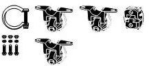 VEGAZ CA-87 Exhaust fitting kit