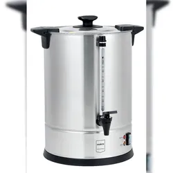 METRO PROFESSIONAL Kaffeemaschine GCM4011, Edelstahl, 10.5 L, 1650 W, 70 Tassen, Wasserstandsanzeige, silber