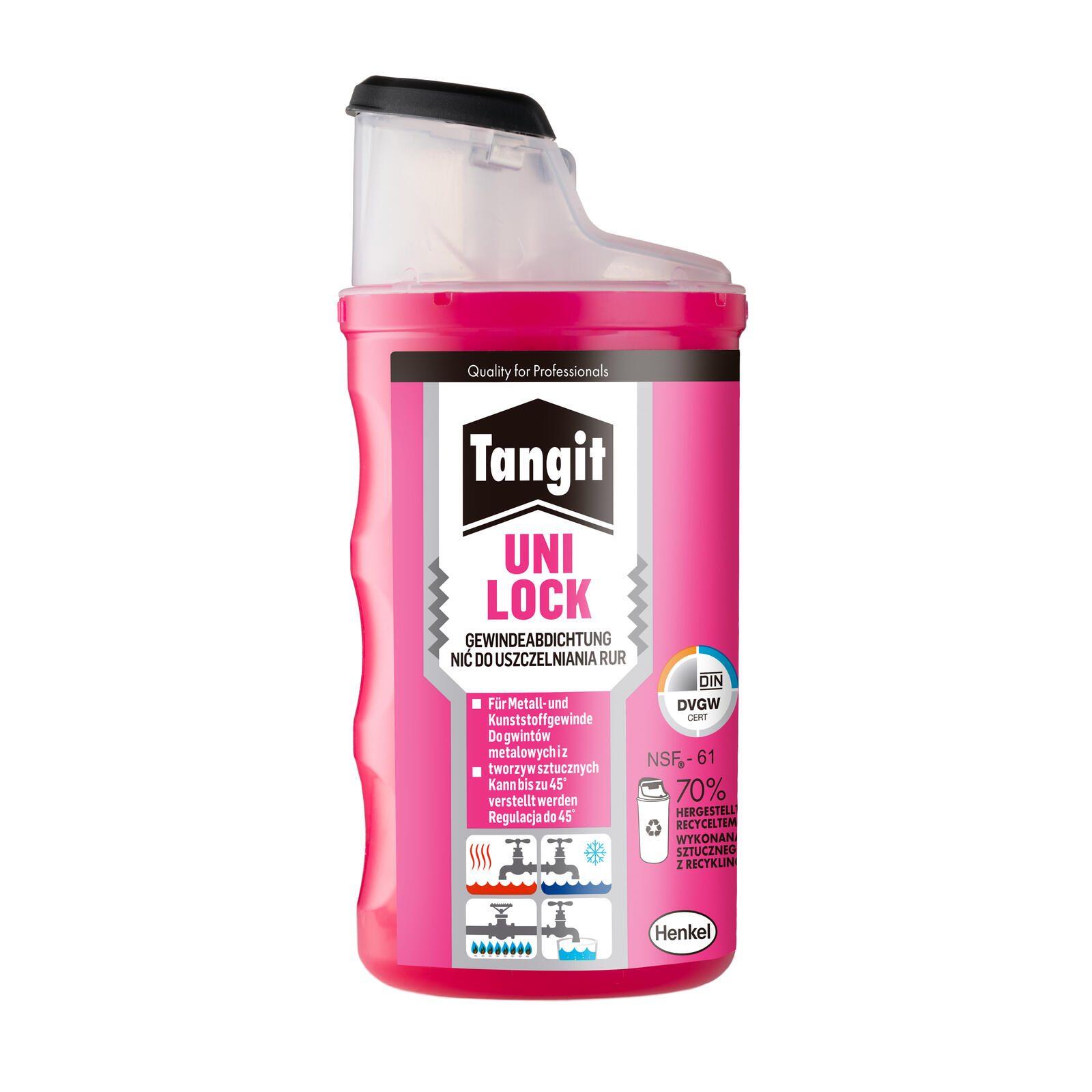 Tangit Dichtungsband UNI LOCK Gewindedichtfaden, weiß TIF80