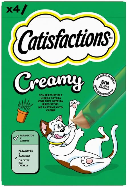 Catisfactions Creamy de Hierba Gatera 11 uds x 4 uds