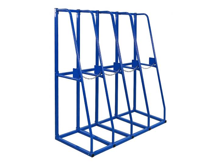 PROREGAL® Schwerlastregal Vertikalregal RHINO, HxBxT 150x36x60cm, Blau, Stabiles Lastenregal Vertikalregal Werkstattregal hohe Stabilität