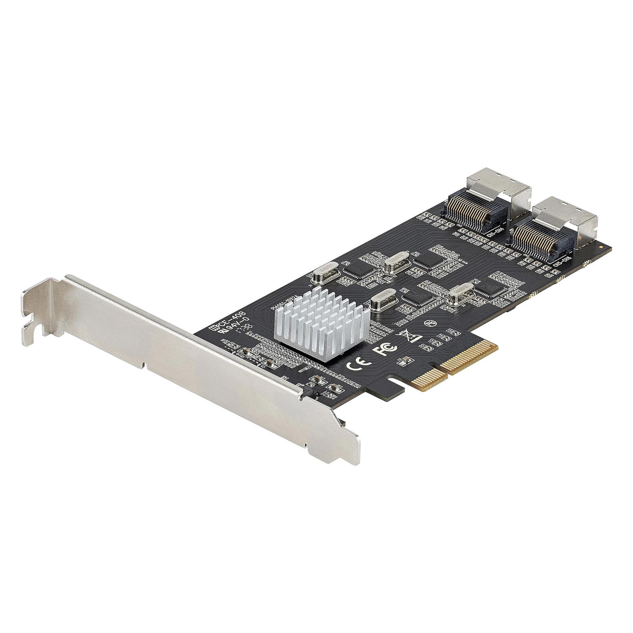 StarTech .com SATA PCIe Controller 8 Port (8P6G-PCIE-SATA-CARD)