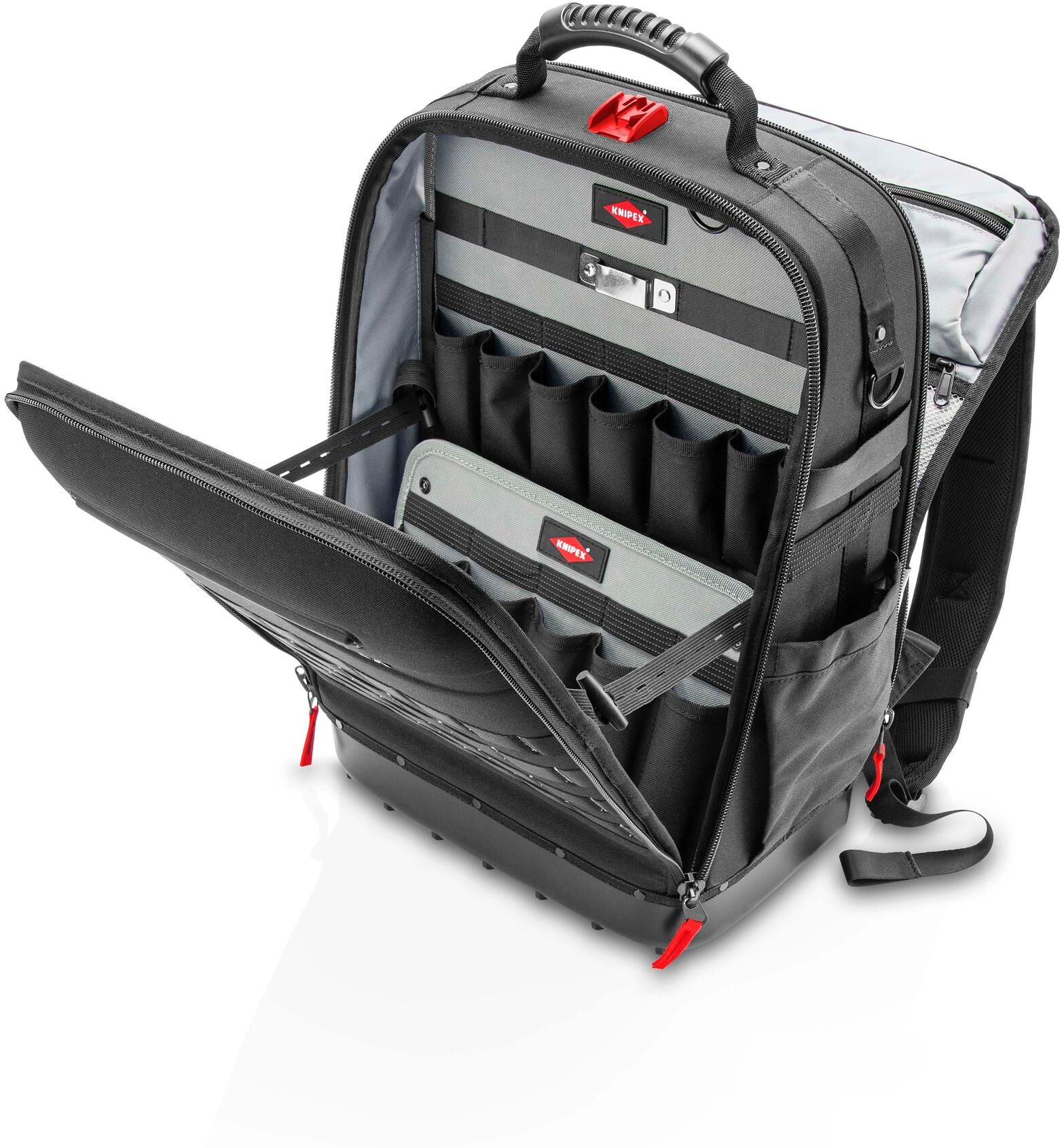 Werkzeugkoffer KNIPEX "Modular X18, leer", schwarz, B:37cm H:19cm T:53cm, Aufbewahrungsboxen, Werkzeugkoffer schwarz Einheitsgröße