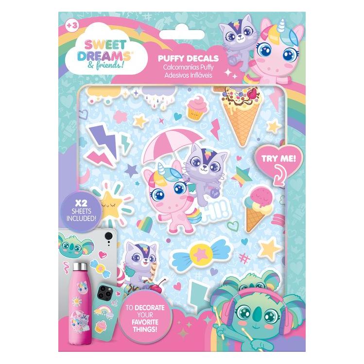 Kids Licensing KIDS SWEET DREAMS & FRIENDS puffy stickers (58115882)