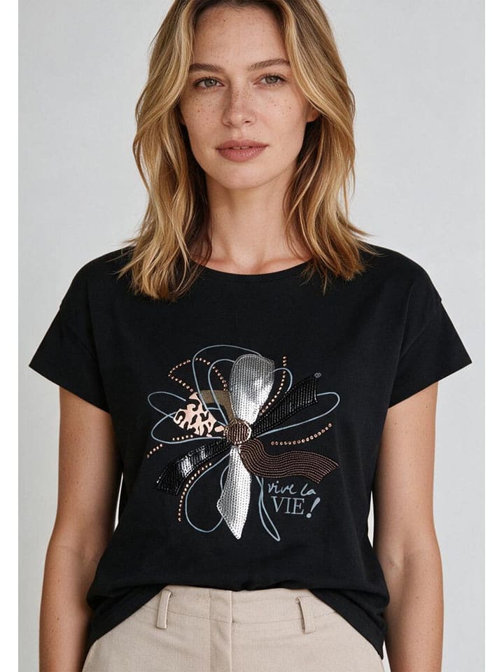 More & More Shirt in Schwarz - 36