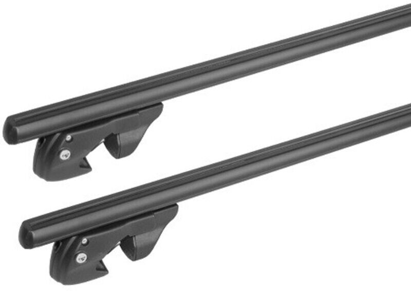 Barres de toit Kia Carnival (06/06-) Menabo Sherman Noir