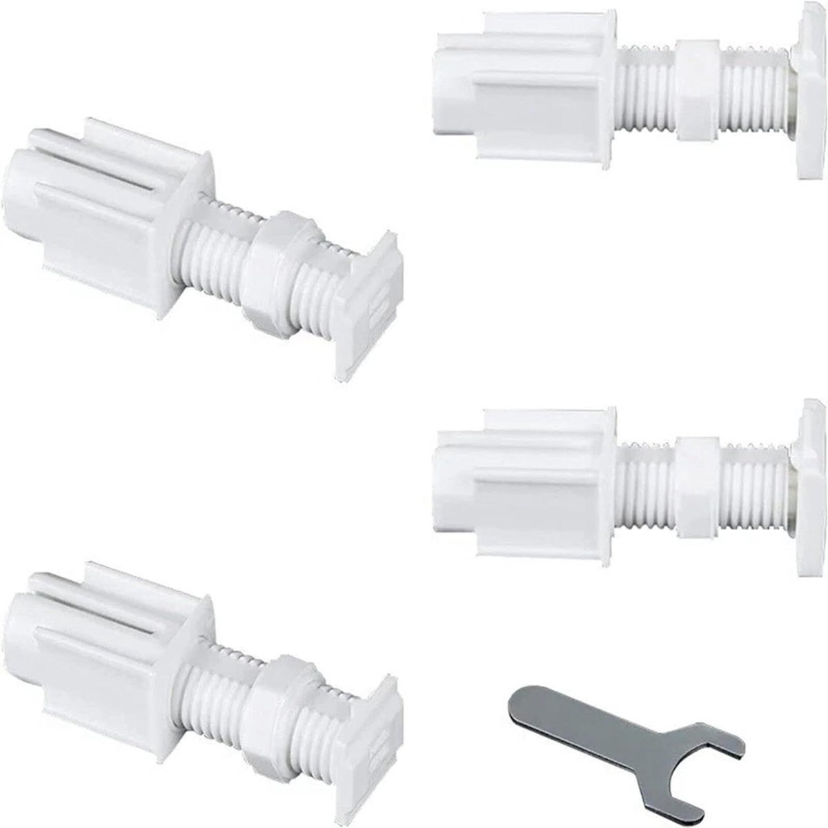 4 stuks Blind Beugels Clip Wit - Rolgordijn Fittingen voor Raam Installatie