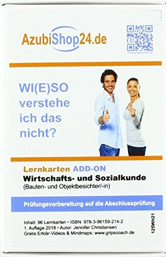 Jennifer Christiansen - Lernkarten Wirtschafts- und Sozialkunde Fliesen-, Platten und Mosaikleger/-in Prüfungsvorbereitung Wiso Prüfung: Wiso Prüfungsvorbereitung Wirtschafts- und Sozialkunde Prüfung - Preis vom 18.10.2026 15:28:09 h