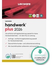 Lexware handwerk plus 2026 1 Jahr 1 Benutzer Download Win, Deutsch (06849-2044)