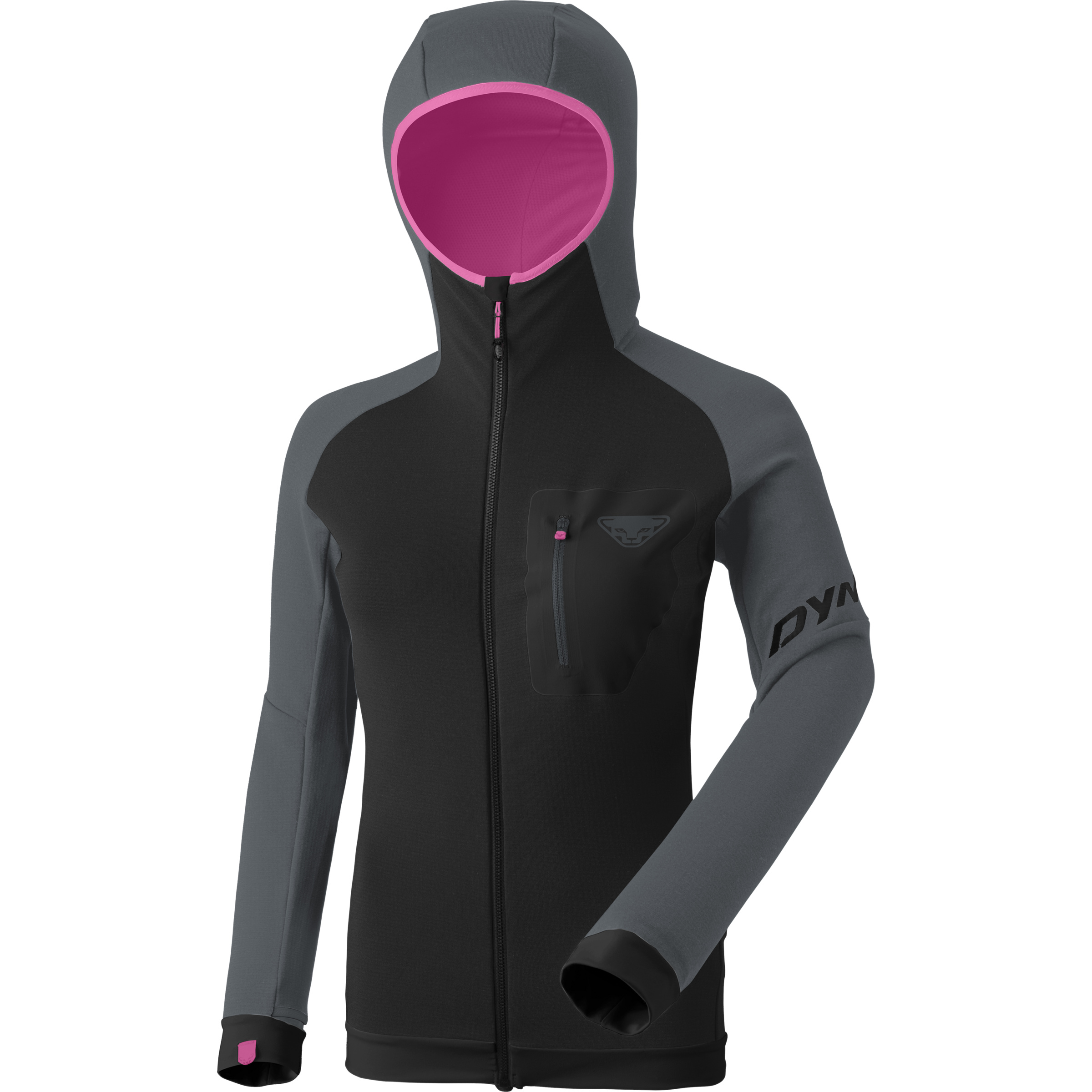 Dynafit Radical PTC Damen Fleecejacke grau Größe S Trekking Widerstandsfähig Wasserabweisend