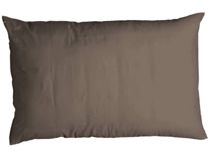 Inhouse Kissen Gots Satin Paspel 65x100 braun