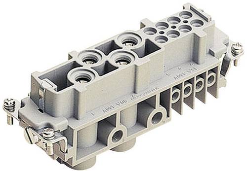 HARTING Han K4/8 Buchseneinsatz (F) Schraubanschluss, 12-polig 4/8+PE 400V - 400V Steuerkontakt, 80A/16A - 1 Stück