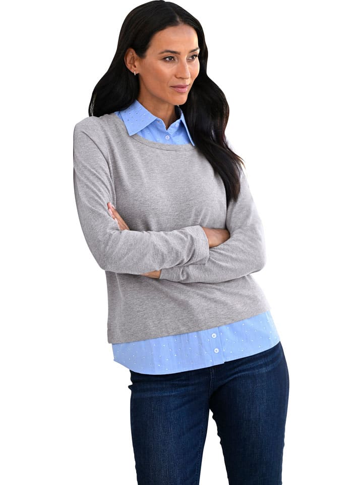 Heine Sweatshirt in Grau - 50