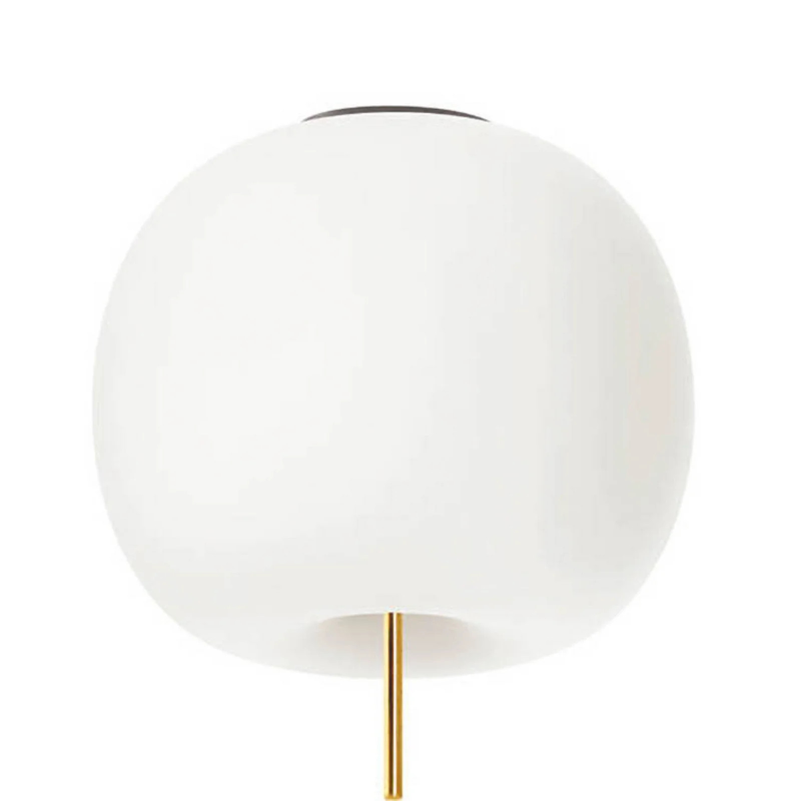 Kushi XL Plafondlamp KDLN - Brass - Rond - Glas - Designer