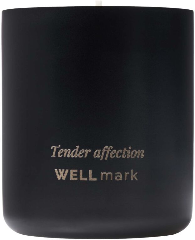 Bougie parfumée personnalisable 210 g en cire de soja Wellmark noir