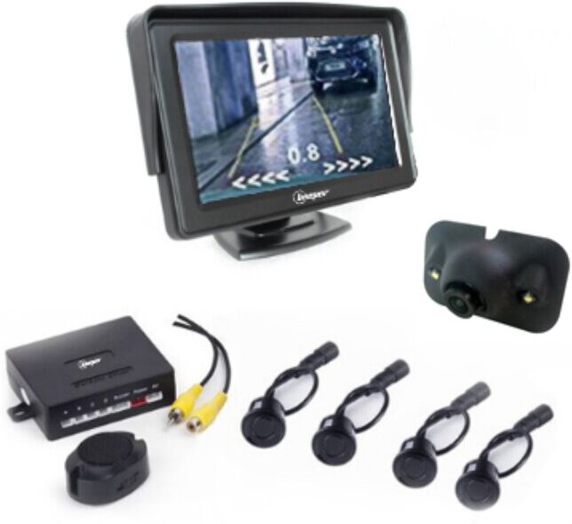 Kit Radar & Vidéo De Recul Écran Lcd 5 Beeper - Rvu-5r1w