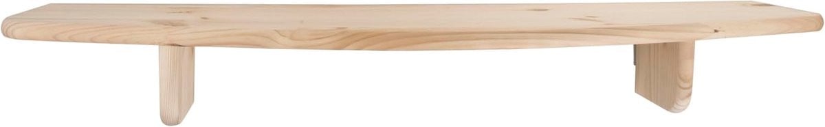 Drijvende houten wandplanken voor decoratie en opslag