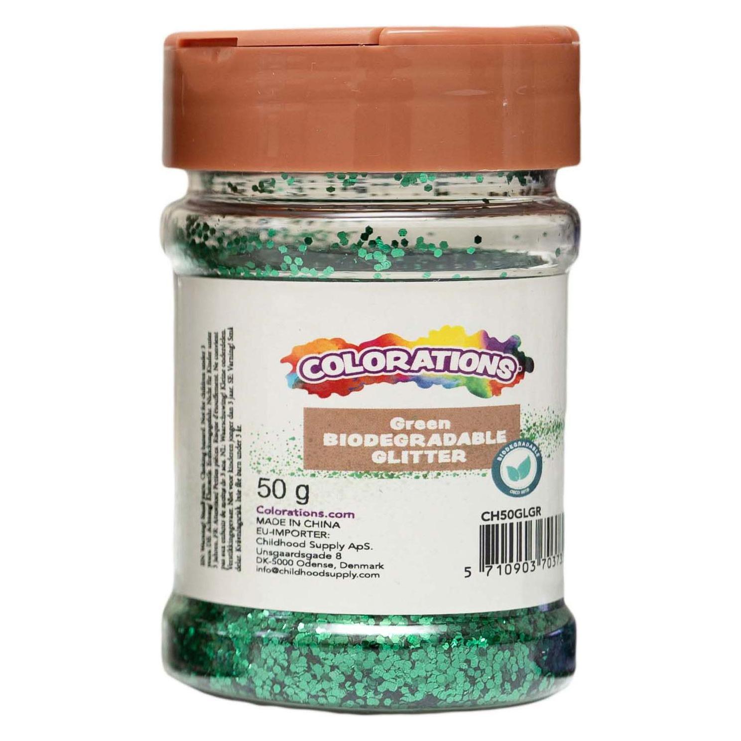 Colorations - Biologisch abbaubarer Glitzer Grün - 50g (58170911)