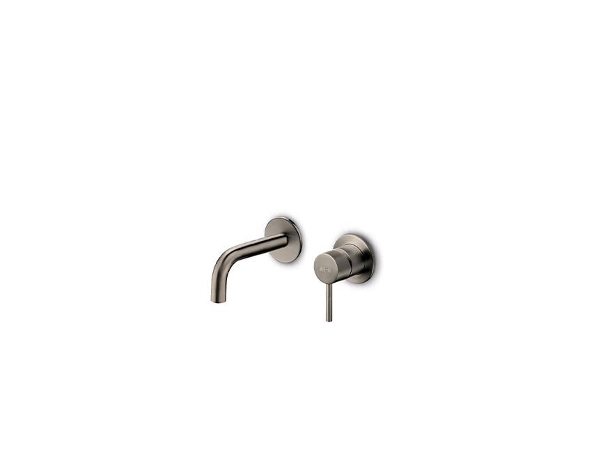 JEE-O Slimline Wand-Waschtischarmatur 90, dark steel, 800-1519 800-1519