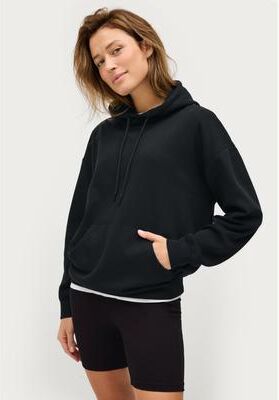 Plus Size Women's Ellos Studio Fleece Hooded Sweatshirt by Ellos Studio in Black (Size 26/28)