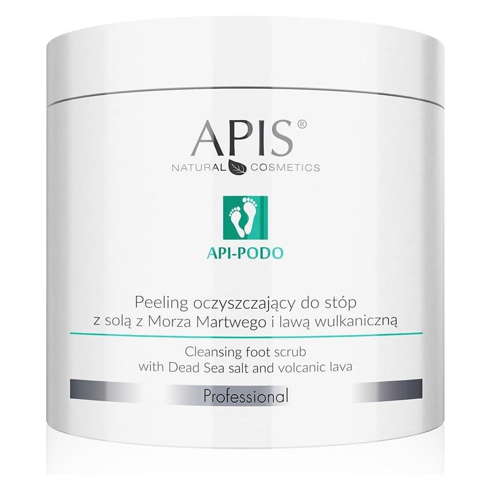 Apis Natural Cosmetics Apis Api-Podo Foot Cleansing Scrub With Dead Sea Salt And Volcanic Lava 700G (700 ml) (5901810004538)