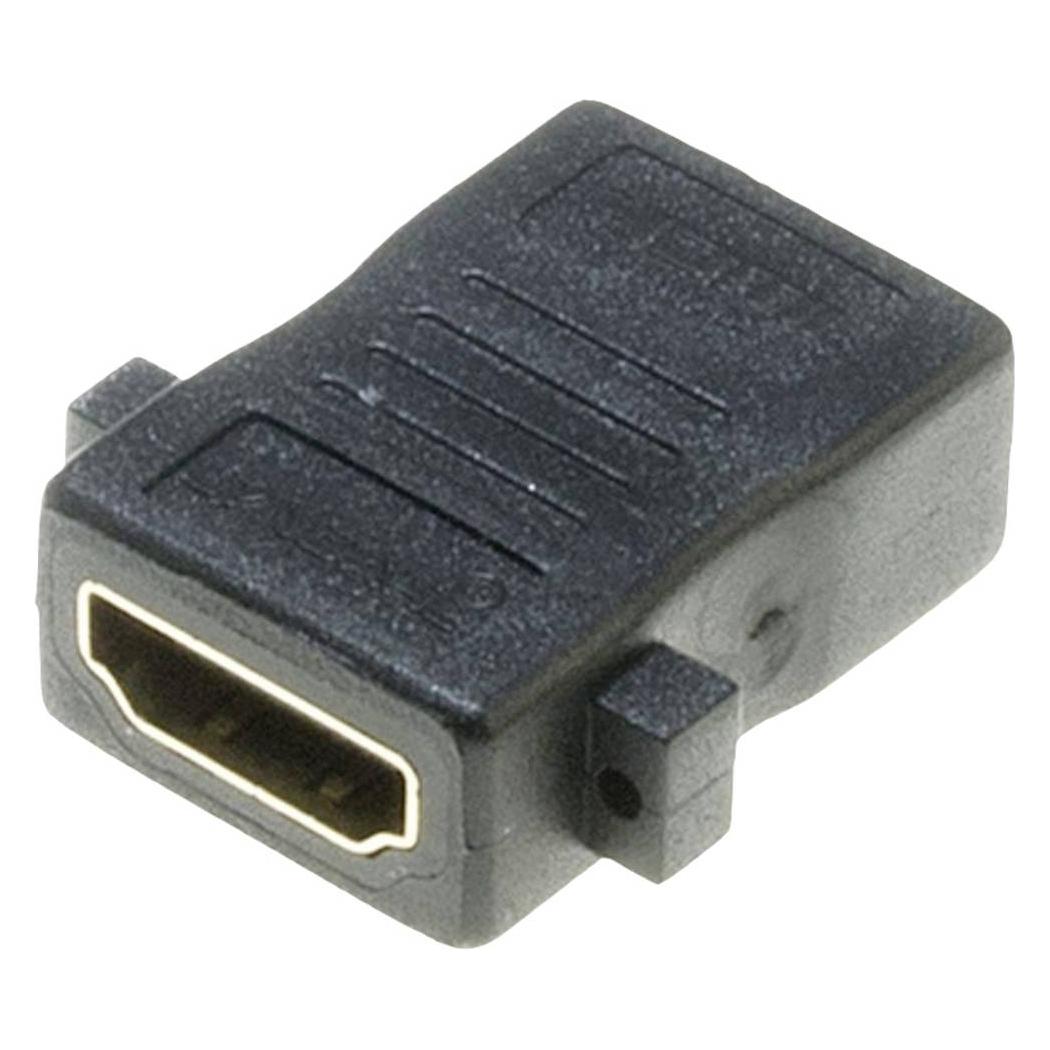 Lyndahl LKPA008 HDMI Adapter (1x HDMI-Buchse - 1x HDMI-Buchse) Schwarz vergoldet (HDMI, HDMI) (LKPA008)