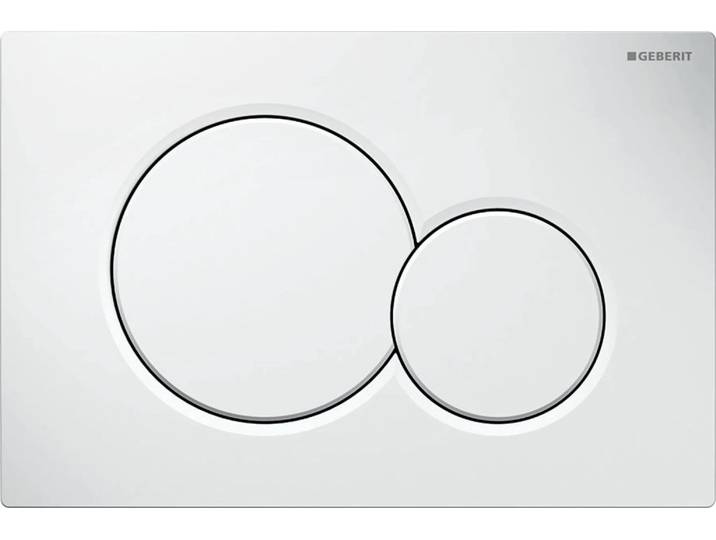 Plaque de recouvrement Geberit Sigma01 n° 115.770.11.5 blanc